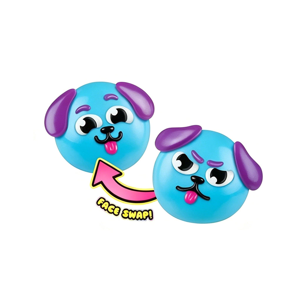 Smushers Squeeze Toys, Novelty Smush Face Squeeze Toys, Durable Removable Facial Expressions for Birthdays and Get-Togethers, Cute & Expressive Design (Pink)